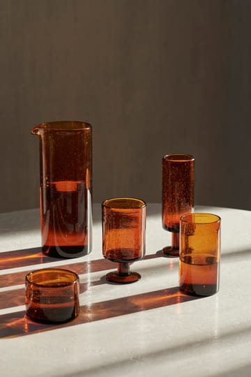 Oli Wasserglas hoch 22cl - Amber - ferm LIVING