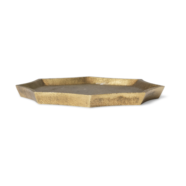 Otte Dekotablett 9,5x9,5 cm, Brass finish ferm LIVING