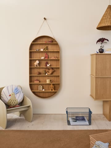 Oval Dorm Wandregal - Oiled oak - ferm LIVING