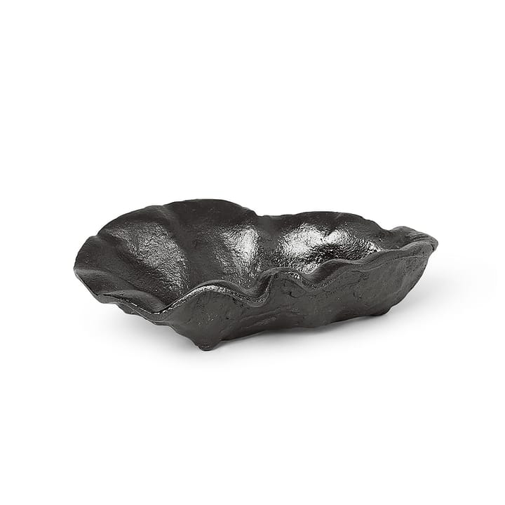 Oyster Dekorationsschale 10,5cm, Schwarz Messing ferm LIVING