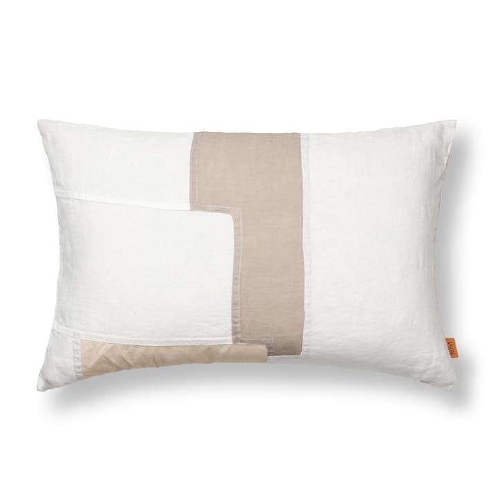 Part Kissen off-white, 60 x 40cm ferm LIVING