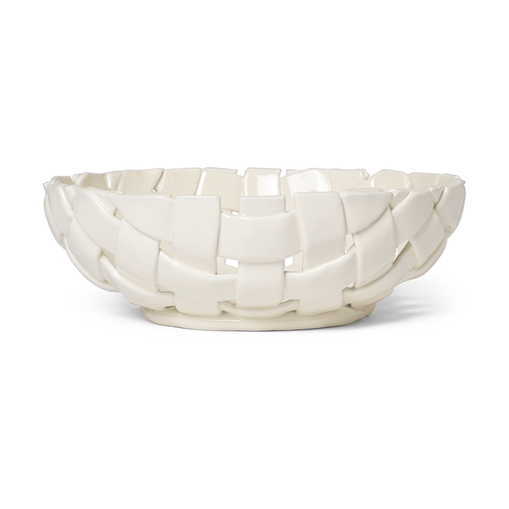 Plait Schale Ø30 cm, Off white ferm LIVING