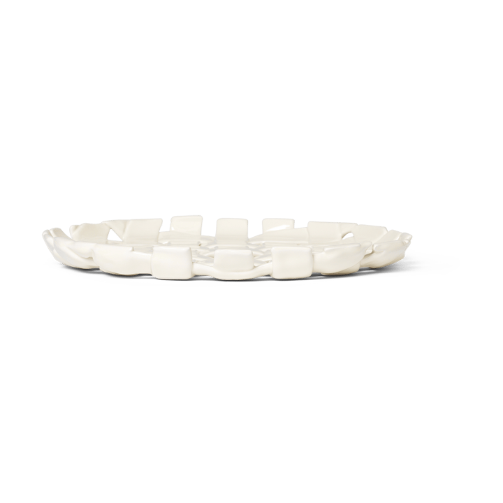 Plait Teller Ø30 cm, Off white ferm LIVING