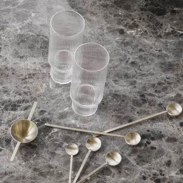 Ripple Longdrink-Glas 4er Pack - Klar - ferm LIVING