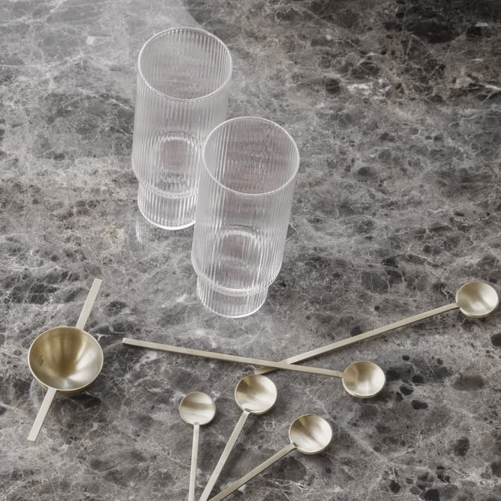 Ripple Longdrink-Glas 4er Pack, Klar ferm LIVING