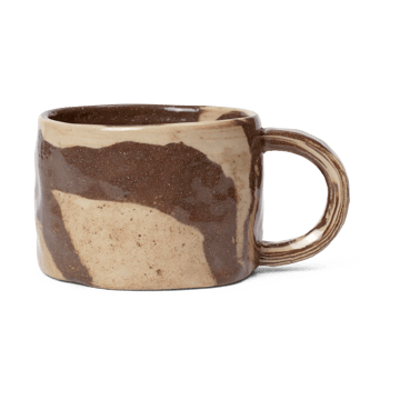 Ryu Becher niedrig 20 cl - Sand-brown - ferm LIVING