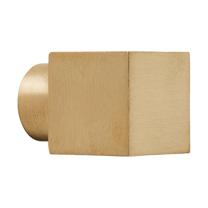 Square Haken small, Brass ferm LIVING