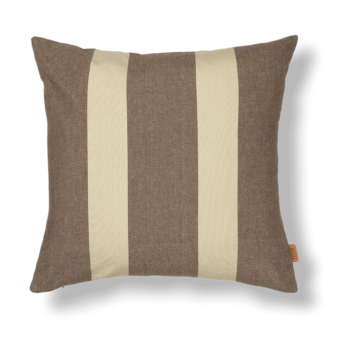 Strand outdoor Kissenbezug 50x50 cm, Carob brown-parchment ferm LIVING