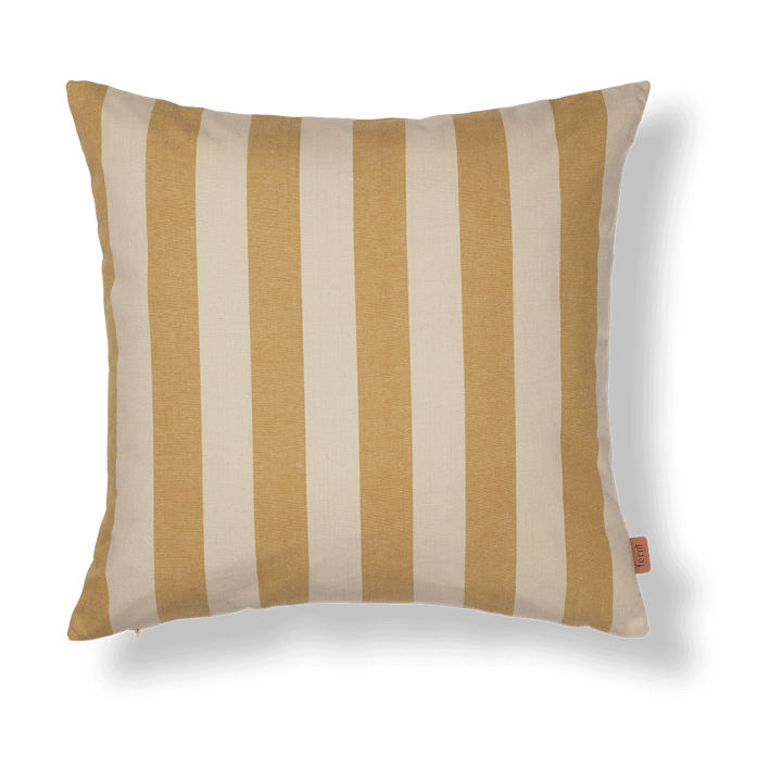 Strand outdoor Kissenbezug 50x50 cm, Warm yellow-parchment ferm LIVING