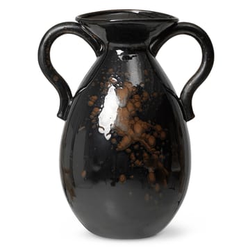 Verso Bodenvase 49cm - Schwarz-braun - ferm LIVING