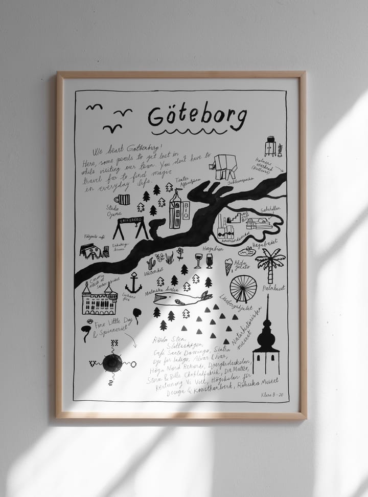 Göteborg Poster, 50 x 70cm Fine Little Day