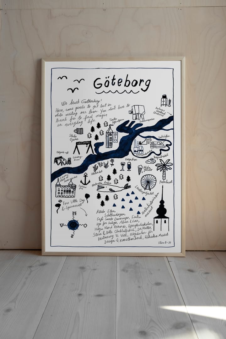 Göteborg Poster, 50 x 70cm Fine Little Day