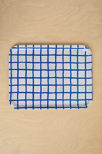 Rutig Tablett 33x43 cm - Blue - Fine Little Day