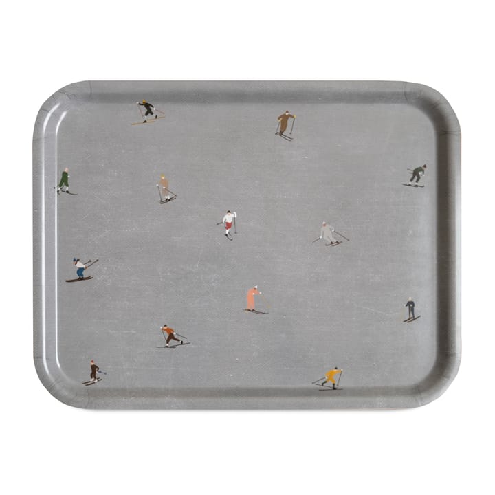 Skiers Tablett 33 x 43cm, Grau Fine Little Day