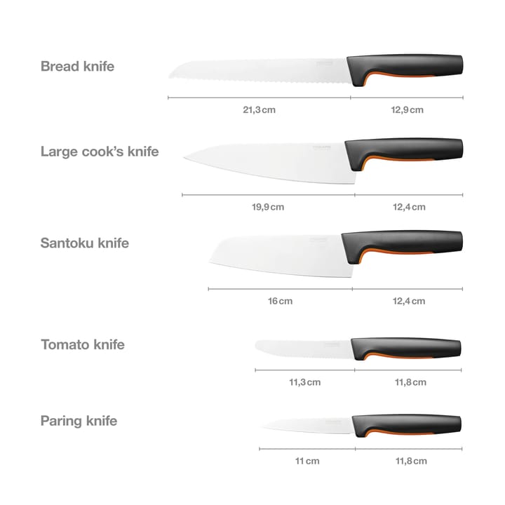 Functional Form Messerset groß, 5 Teile Fiskars