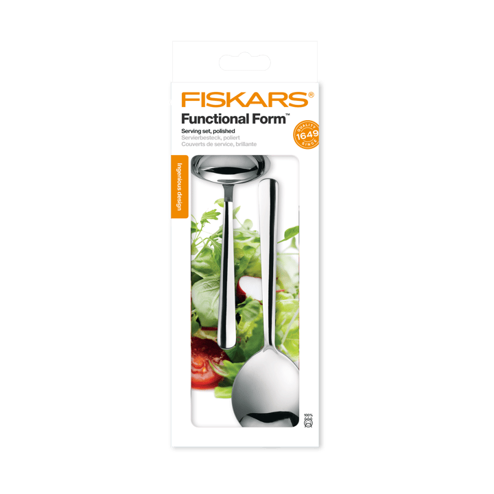 Functional Form Servierbesteck 2 Teile, Blank Fiskars