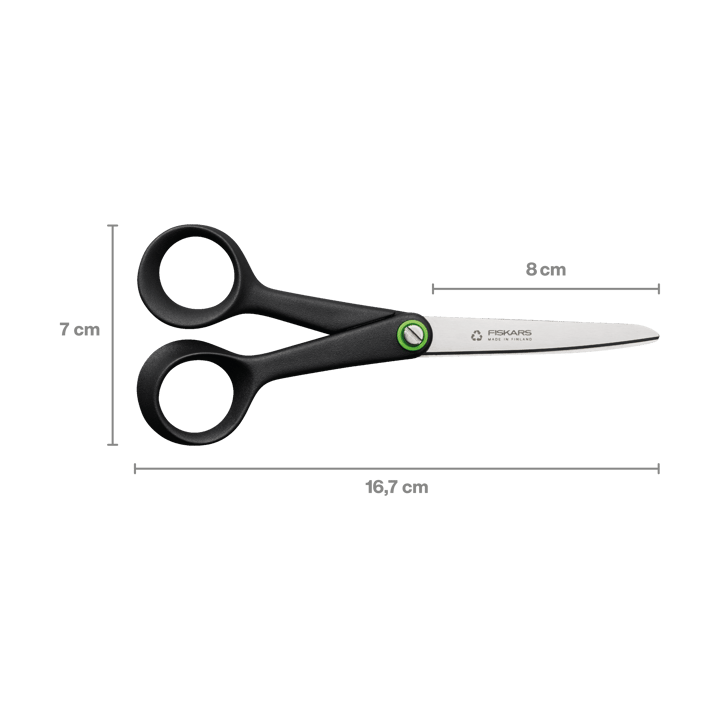 Functional Form Universalschere 17 cm, Schwarz Fiskars