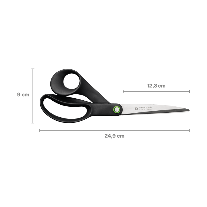 Functional Form Universalschere 25 cm, Schwarz Fiskars