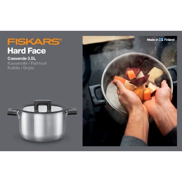 Hard Face Steel Topf mit Deckel - 3,5 L - Fiskars