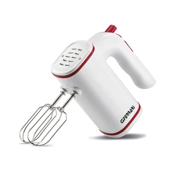 Dolcecuore Handmixer 17,5 cm - Weiß-Rot - G3 Ferrari