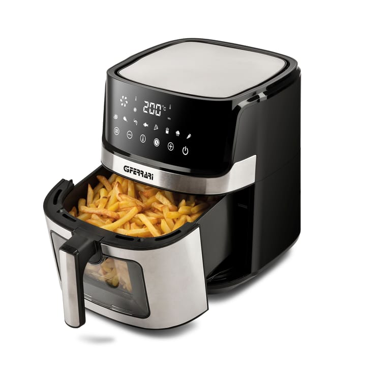 Friggisano visual air fryer 6,5 l, Silber-Schwarz G3 Ferrari