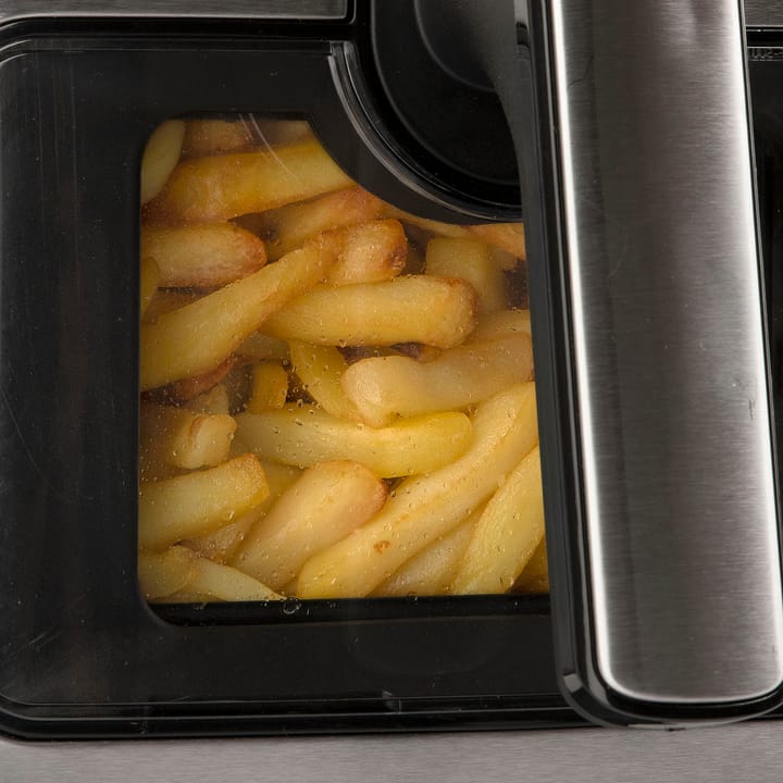 Friggisano visual air fryer 6,5 l, Silber-Schwarz G3 Ferrari