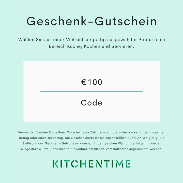 Digitaler Gutschein, 100,00 € Geschenkgutscheine