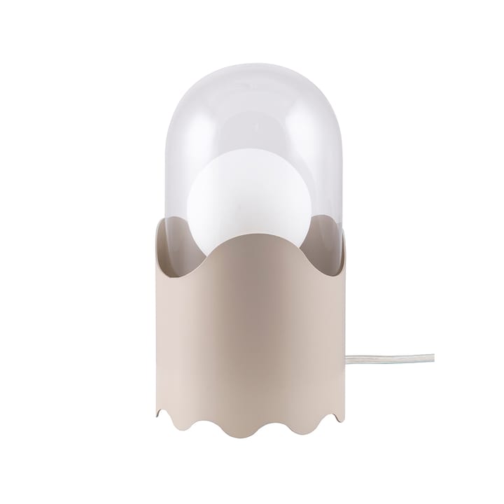 Ghost Tischleuchte, Beige, Klarglas Globen Lighting