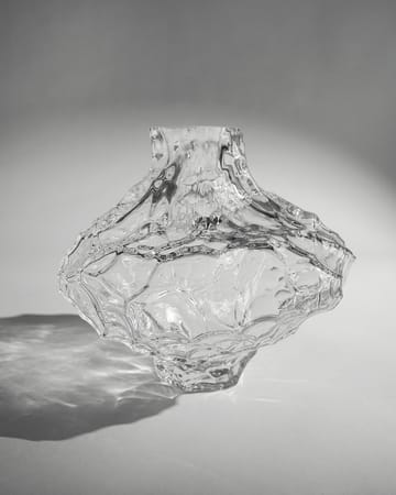 Canyon Large Vase 23 cm - Clear - Hein Studio