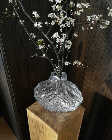 Canyon Large Vase 23 cm - Clear - Hein Studio