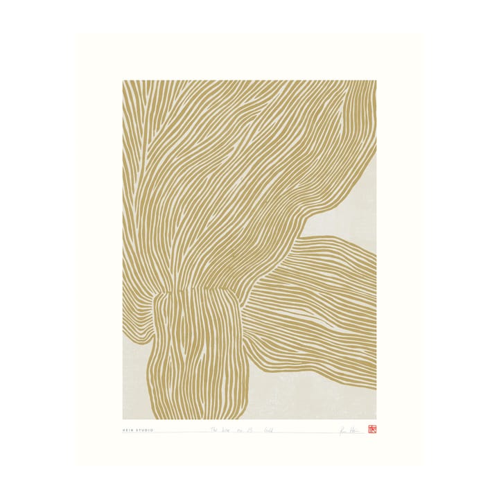 The Line Poster 40 x 50 cm - No. 23 - Hein Studio