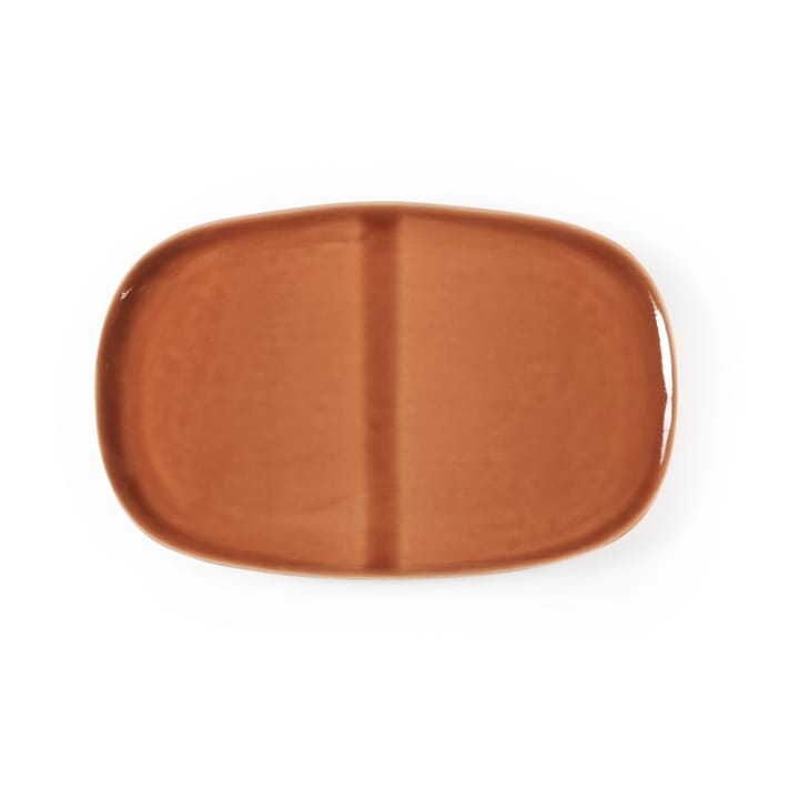 Heirol x Nosse Svelte Teller oval 25cm - Terracotta - Heirol