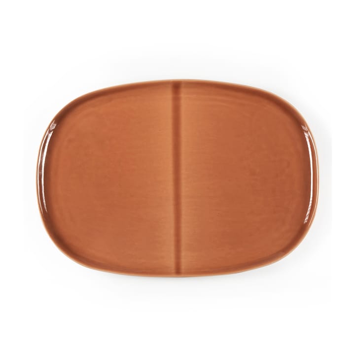 Heirol x Nosse Svelte Teller oval 30cm - Terracotta - Heirol