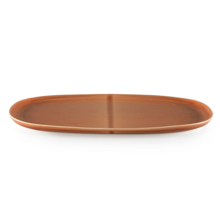 Heirol x Nosse Svelte Teller oval 30cm, Terracotta Heirol