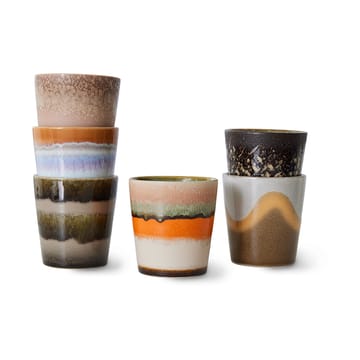 70's Tasse 6er Pack - Elements - HKliving