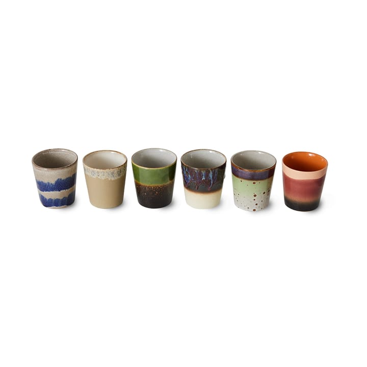 70's Tasse 6er Pack - Grounding - HKliving