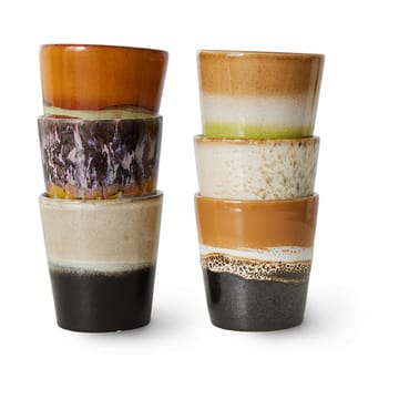 70's Tasse 6er Pack - Soil - HKliving