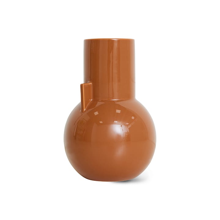 Ceramic Vase small 26cm, Caramel HKliving