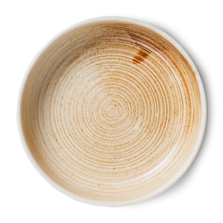 Home Chef tiefer Teller large Ø21,5cm, Rustic cream-brown HKliving