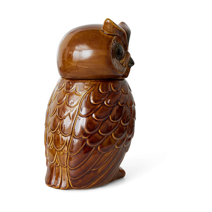 Keramik Owl Aufbewahrungsbehälter, Roasted HKliving