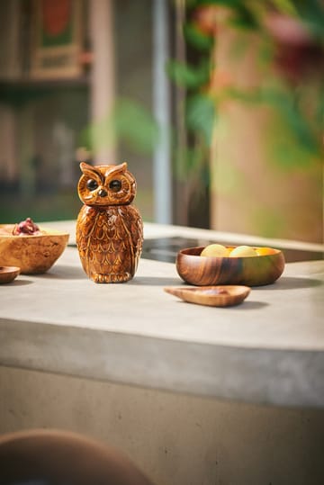 Keramik Owl Aufbewahrungsbehälter - Roasted - HKliving