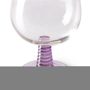 Swirl Weinglas niedrig - Purple - HKliving