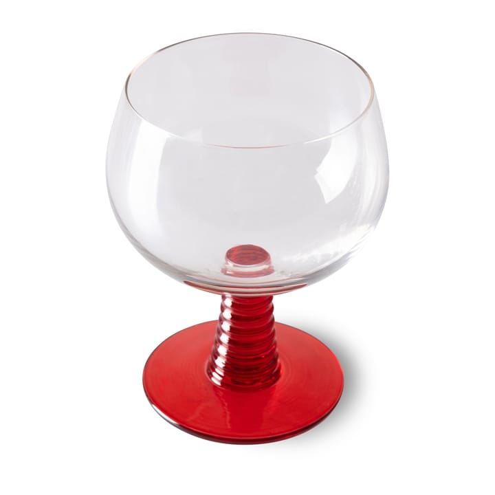 Swirl Weinglas niedrig, Red HKliving