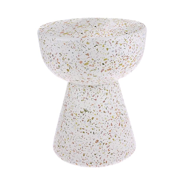 Terrazzo Beistelltisch Ø35 cm, Terrazzo multicolour HKliving