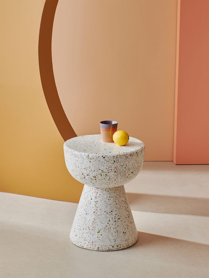 Terrazzo Beistelltisch Ø35 cm, Terrazzo multicolour HKliving