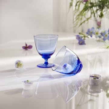 Flow Wasserglas 35cl - Dunkelblau - Holmegaard