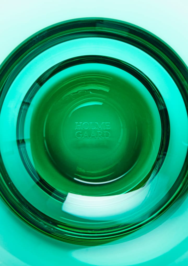 Flow Wasserglas 35cl, Emerald green Holmegaard