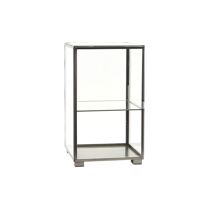 House Doctor Vitrinenschrank 25x41 cm, Glas mit Zinkoberfläche House Doctor