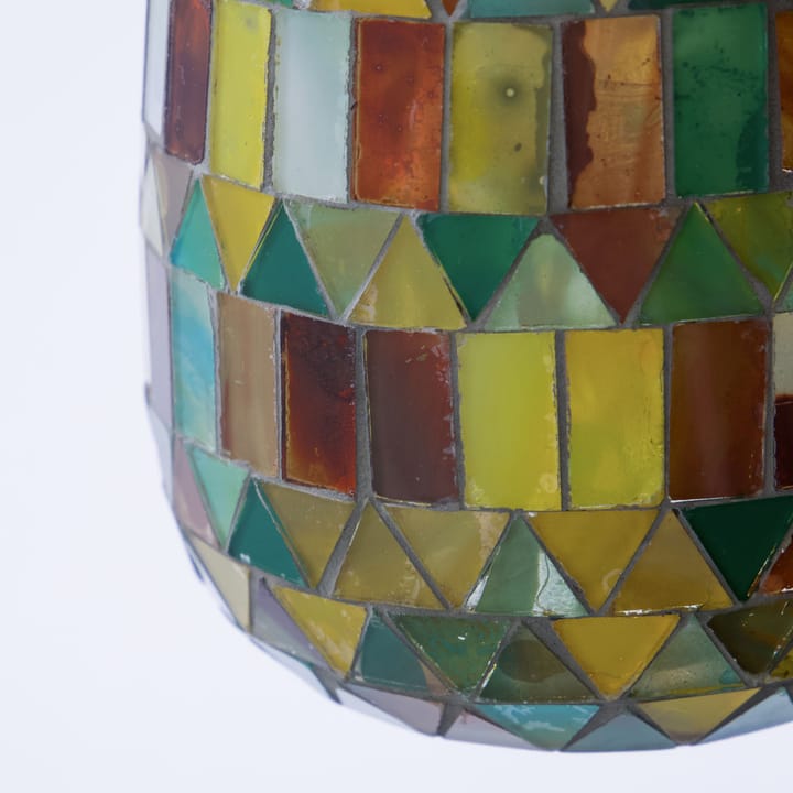 Mosaa Teelichthalter 11 cm, Gelb-Grün House Doctor