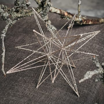 Star Weihnachtsdekoration 21 x 35cm - Champagne - House Doctor